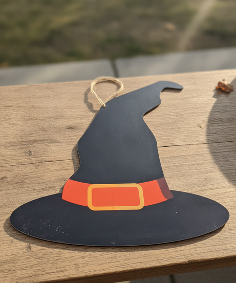 Hanging Halloween Witch Hat Decoration