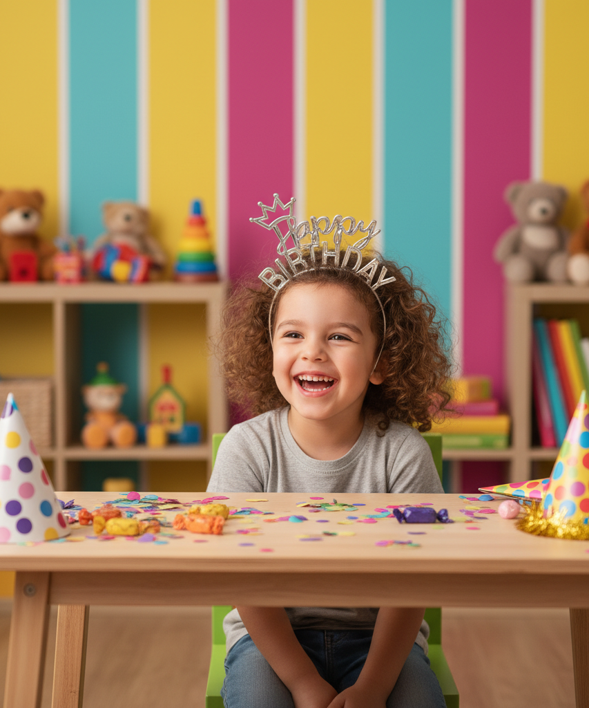 Happy Birthday Crown Headband