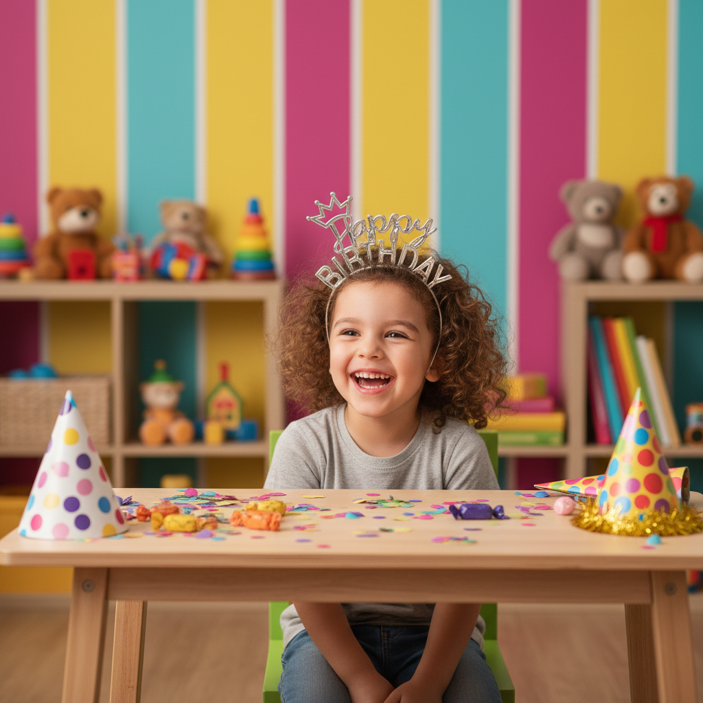 Happy Birthday Crown Headband