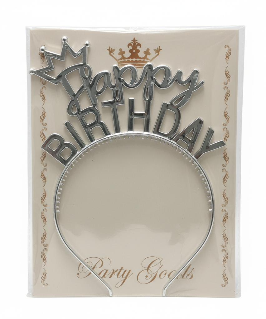 Happy Birthday Crown Headband