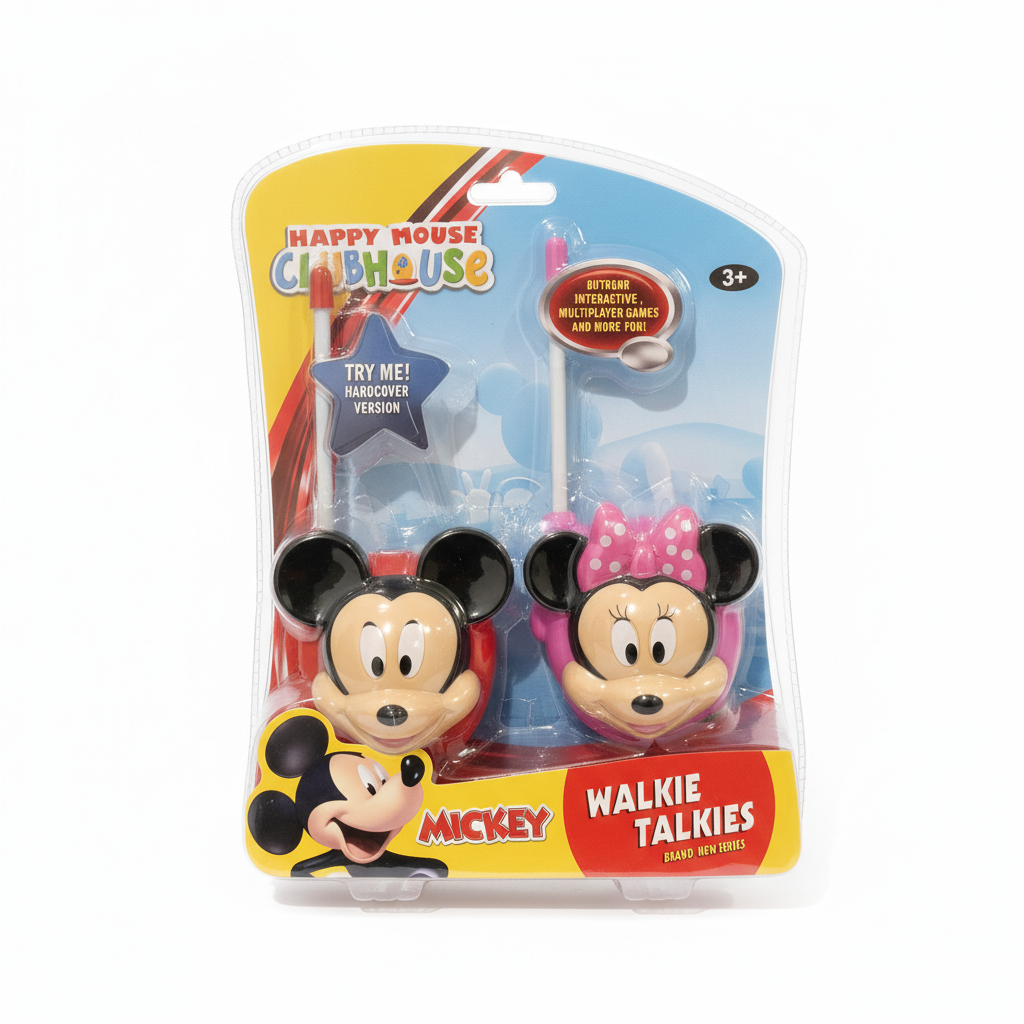 Happy Mouse Clubhouse Mickey Walkie Talkies Brand New Series