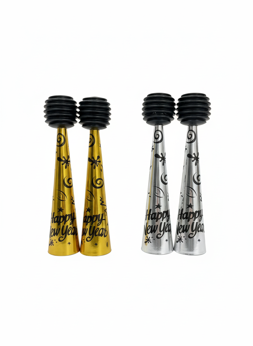 Happy New Year Party Horn (1-Pack)
