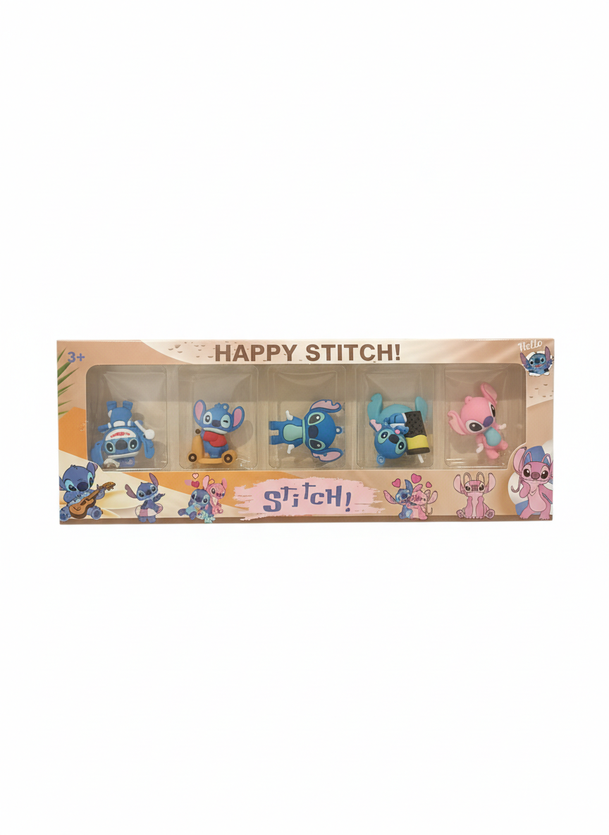 Happy Stitch! Collectible Figure Set