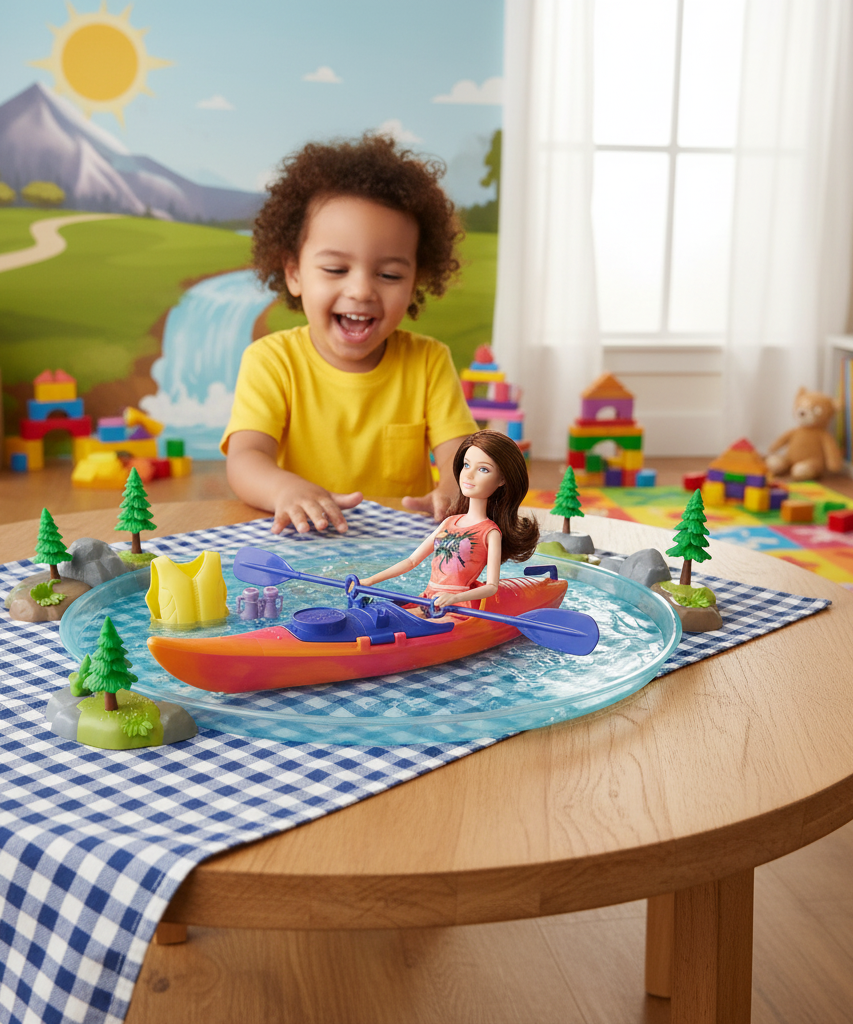 Happy Time Kayaking Adventure Doll Set