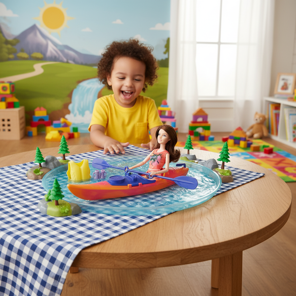 Happy Time Kayaking Adventure Doll Set
