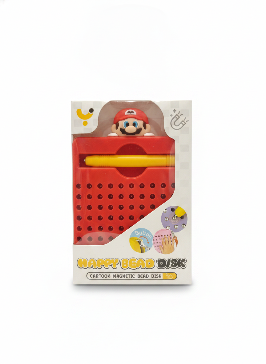 Happy Bead Disk Cartoon Magnetic Bead Disk (Mario Edition)