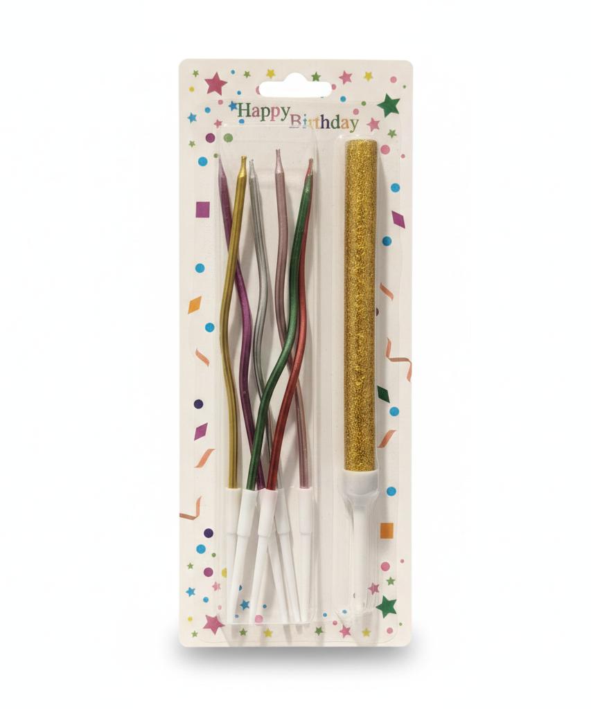 Happy Birthday Candles & Sparkler Set
