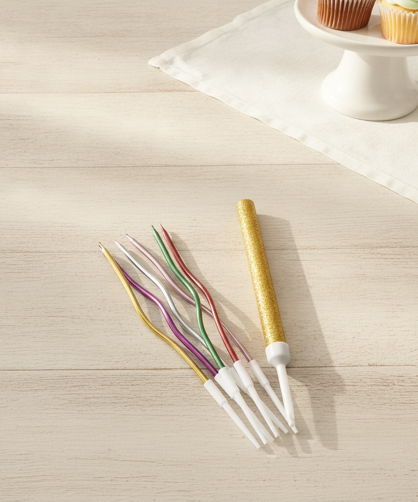 Happy Birthday Candles & Sparkler Set