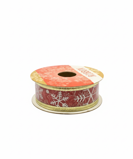 Holiday Snowflake Craft Ribbon