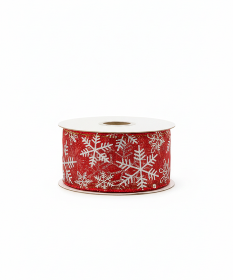 Holiday Snowflake Craft Ribbon