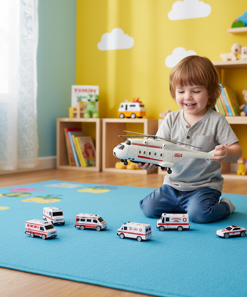 Hospital Helicopter Series Toys