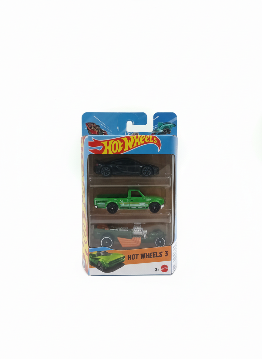 Hot Wheels 3-Pack Die-Cast Vehicles