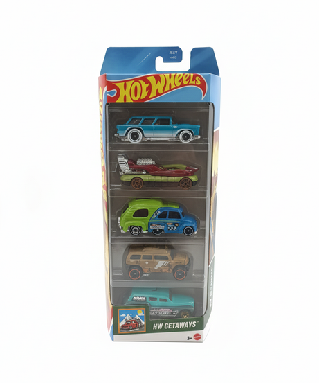 Hot Wheels HW Getaways 5-Pack