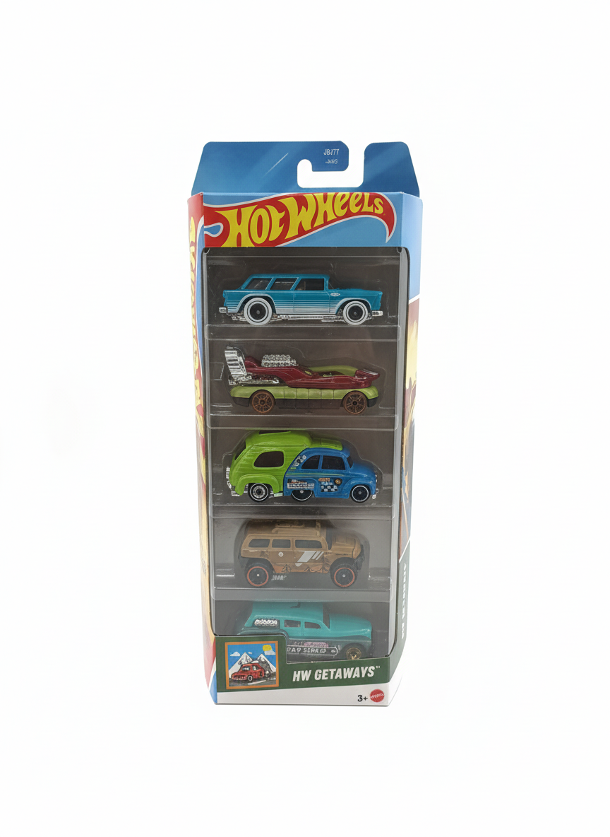 Hot Wheels HW Getaways 5-Pack