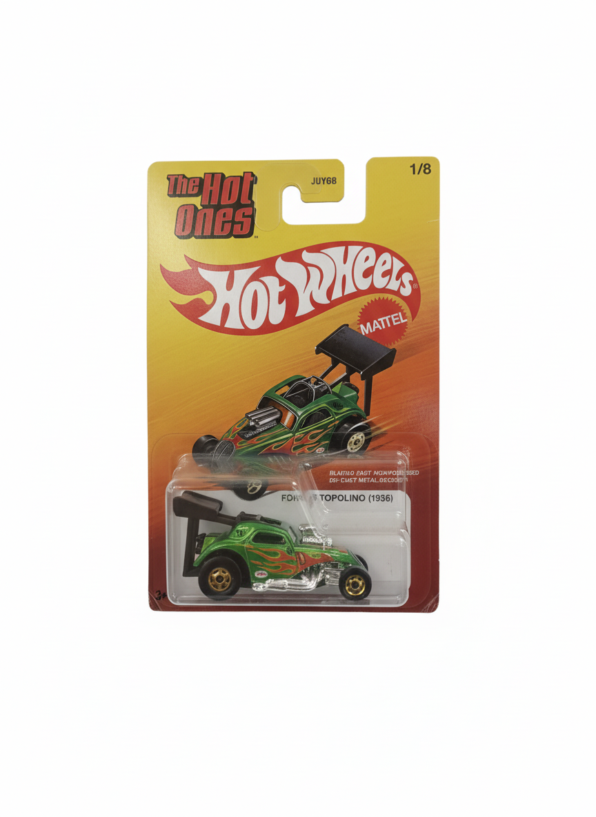 Hot Wheels The Hot Ones - FIAT 500 TOPOLINO (1936) Die-Cast Racer (1/8)