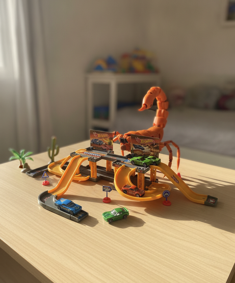 Hot Wheels DIY Assemble Scorpion Desert Track Set