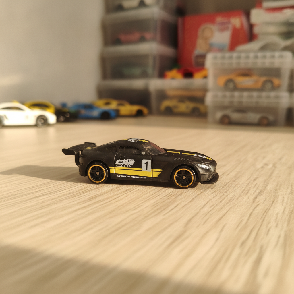 Hot Wheels Fly Over The Extreme Racer Car