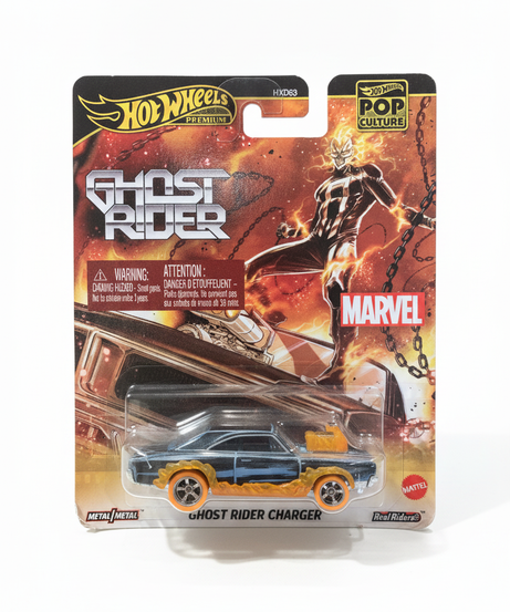 Hot Wheels Premium Pop Culture Marvel Ghost Rider Charger
