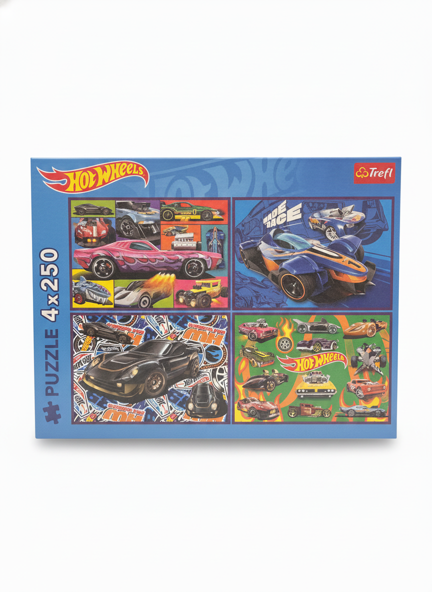 Hot Wheels Puzzle 4 x 250 (Trefl)