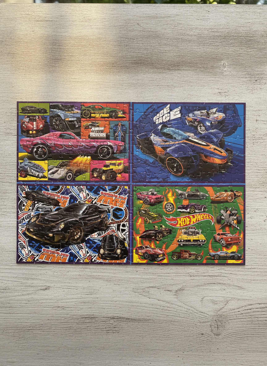 Hot Wheels Puzzle 4 x 250 (Trefl)