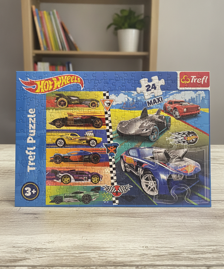 Hot Wheels Trefl Puzzle 24 Maxi