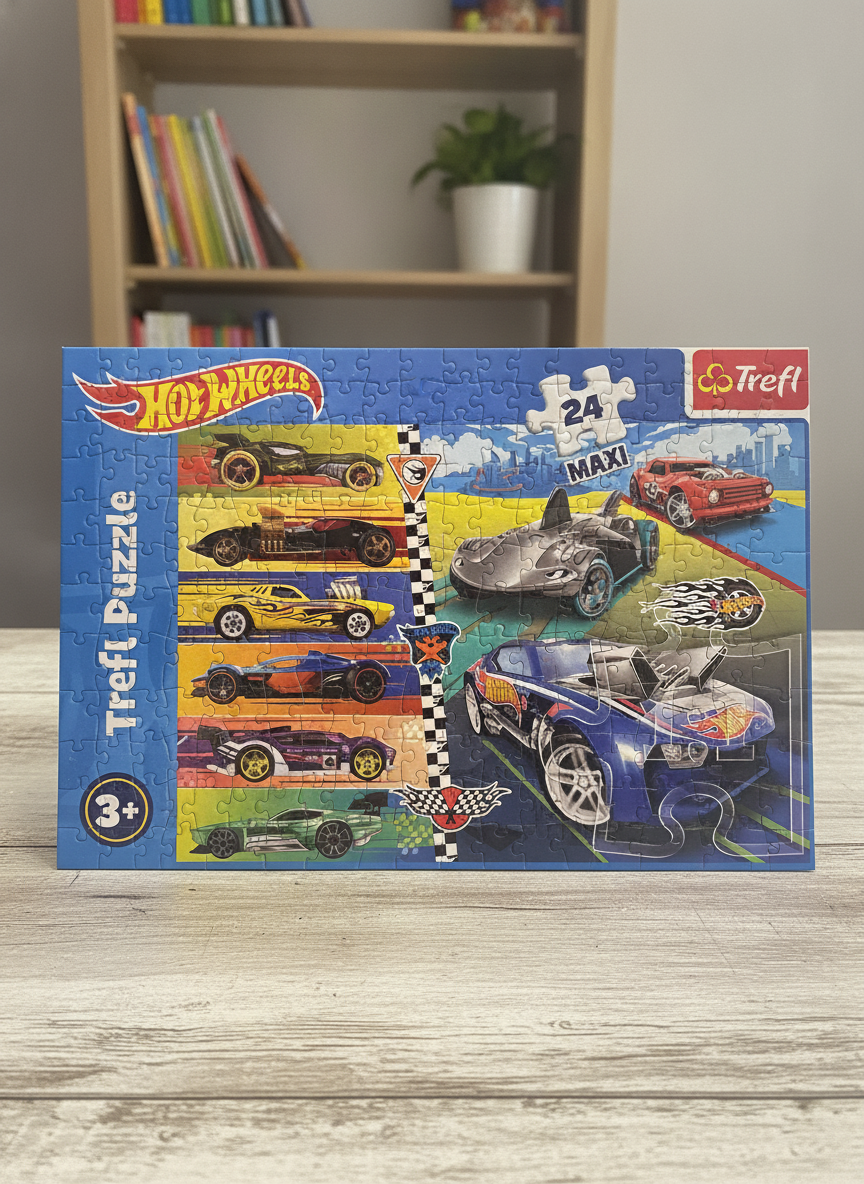 Hot Wheels Trefl Puzzle 24 Maxi