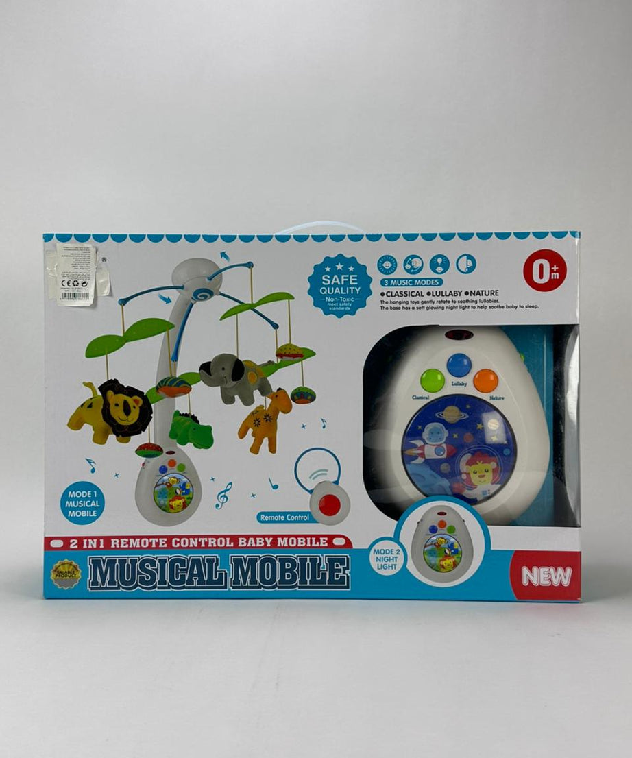 2 In 1 Remote Control Baby Musical Mobile