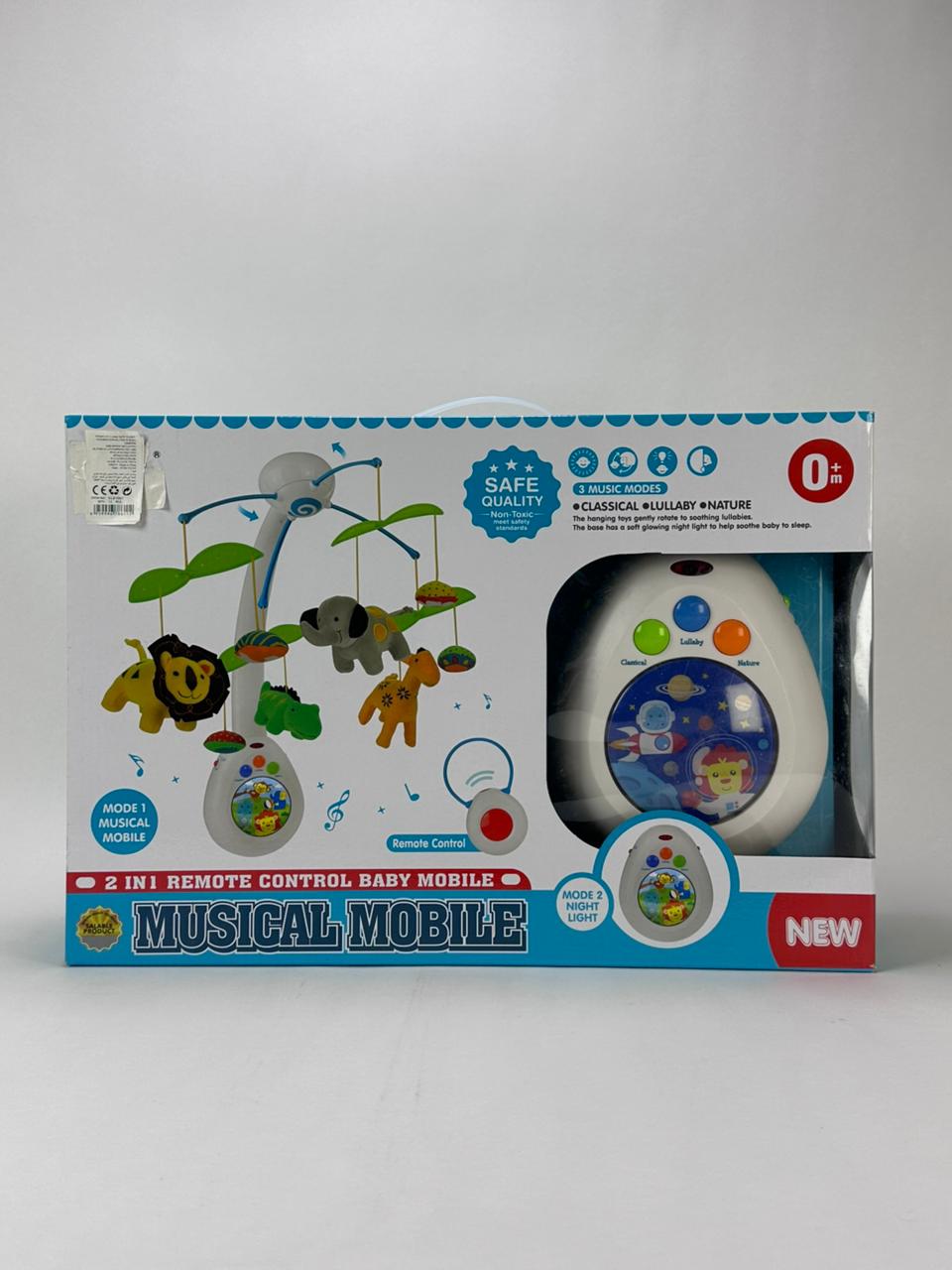 2 In 1 Remote Control Baby Musical Mobile