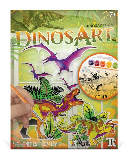 Dinos Art Suncatchers Drawing