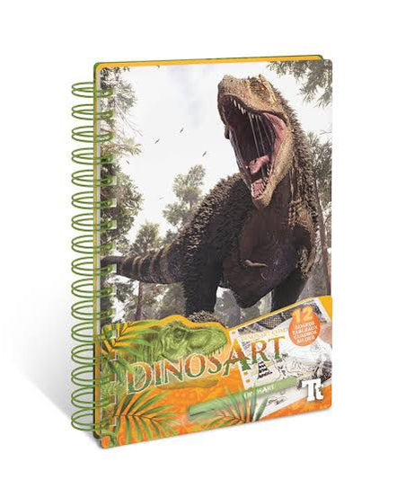 dinosaur Art Small Creative Book Foil Art 12 Boards Tableaux Cuadros