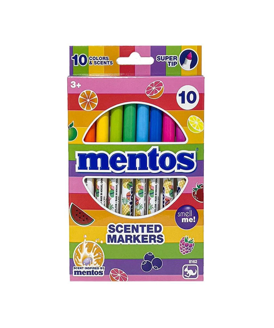 10 Scented Markers Mentos