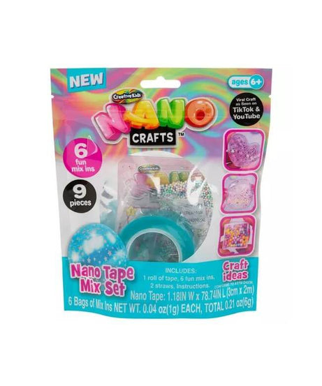 NANO TAPE MIX SET ASST(6 DESIGN MIXED) 10 PCS