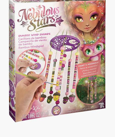 Nebulous Stars Bamboo Wind Chimes paint Assemble