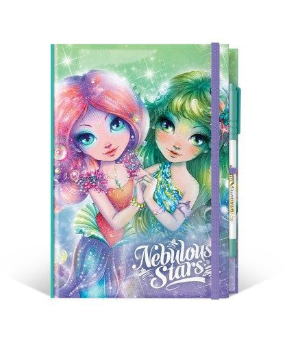 nebulous Stars Deluxe White Notebook