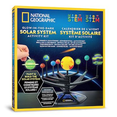 National Geographic Glow In The Dark Solar System Activity Kit