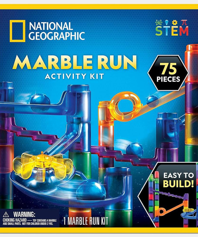 National Geographic Motorized Marble Run 75 PCS
