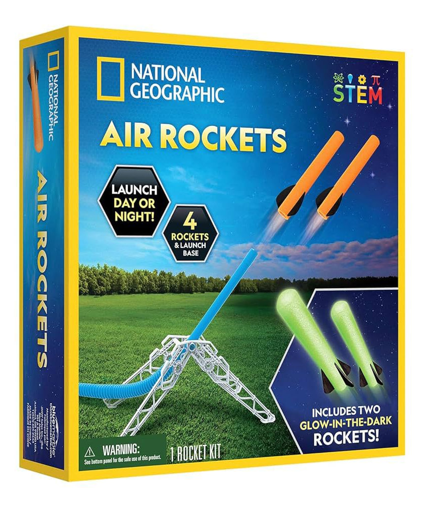 National Geographic Stem Air Rockets 4 Rockets And Lunch Base