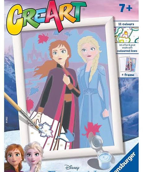 Ravensburger Creart Painting Numbers Colored Frame