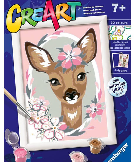 Ravensburger Creart Painting Numbers Colored Frame