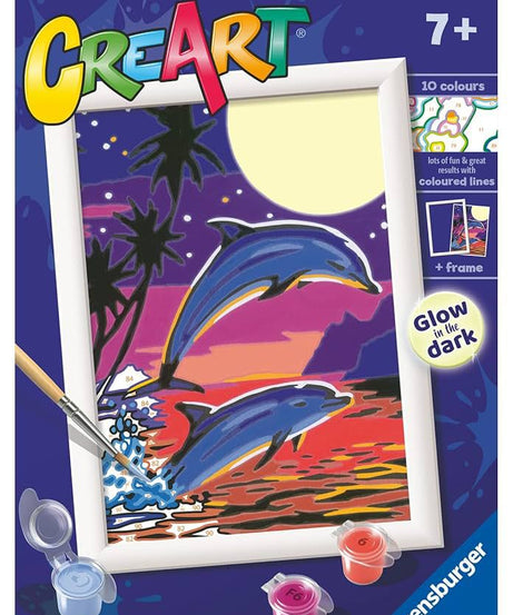 Ravensburger Creart Painting Numbers Colored Frame