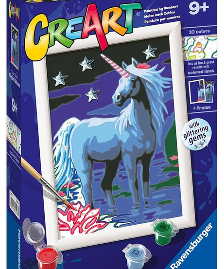 Ravensburger Creart Painting Numbers Colored Frame