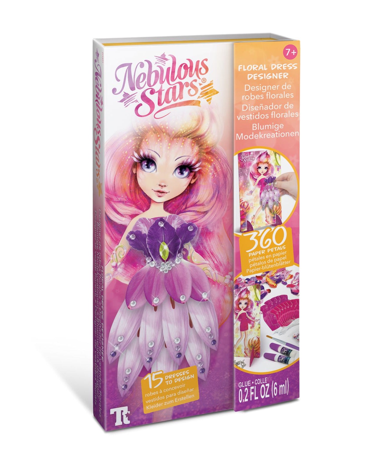 Nebulous Stars Dress Designer 360 Paper Flower Petals 15 Dresses
