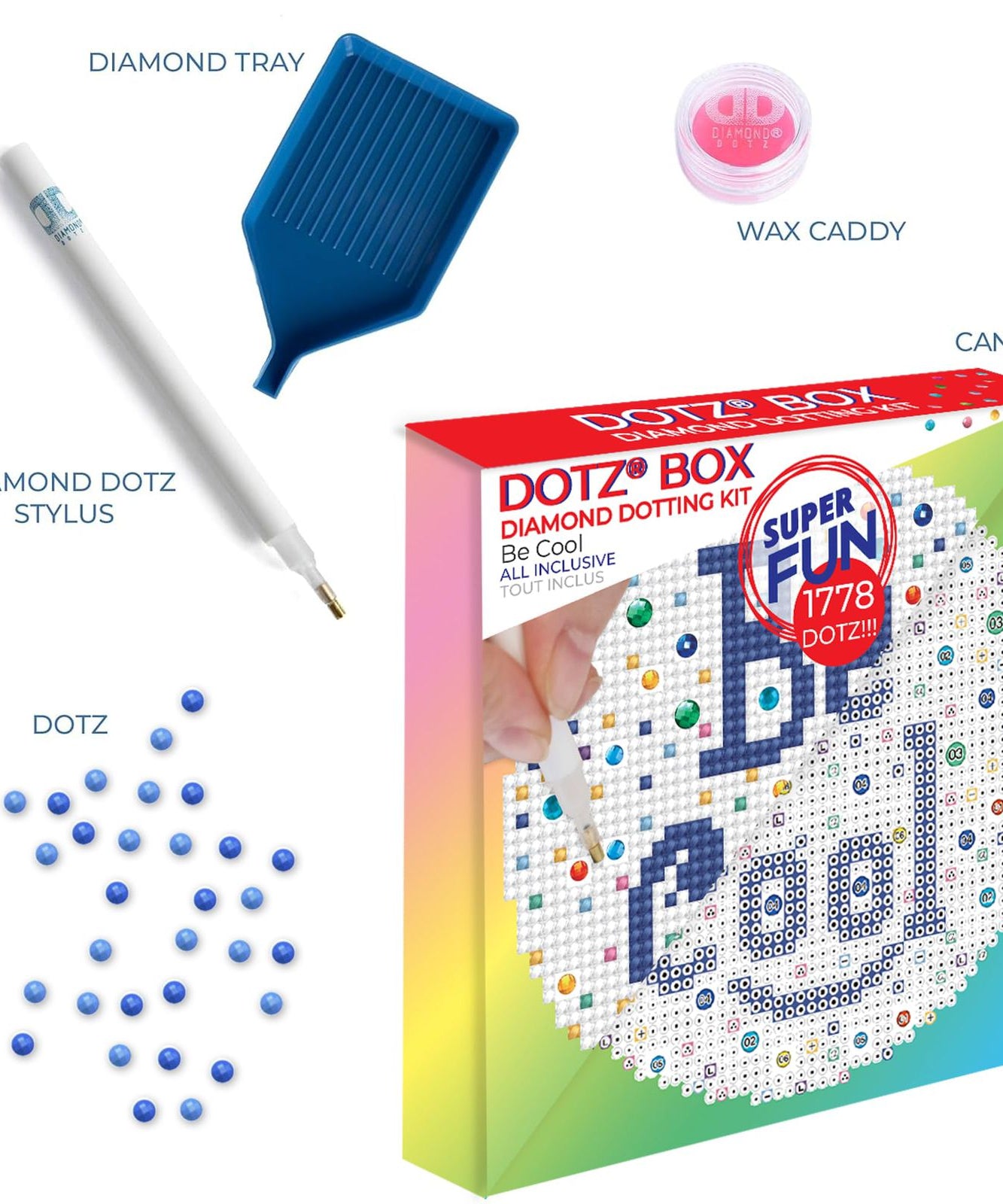 Dotz Box Diamond Dotting Kit Super Fun 1778 Dotz