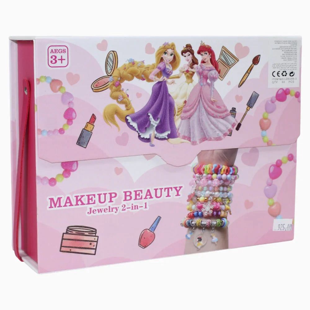 Makeup Beauty Jewelry 2-In-1 3 Princesses