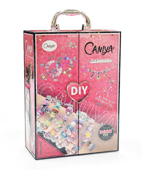 Caniya 6-In-1 DIY Make Up Set Jewel Box Double Door 3688 PCS