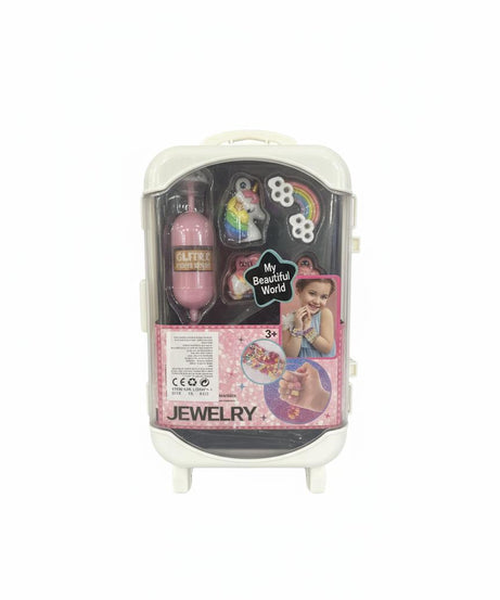 My Beautiful World Jewelry Mini Suitcase