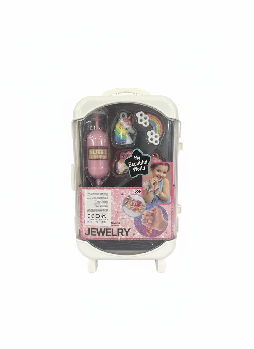 My Beautiful World Jewelry Mini Suitcase