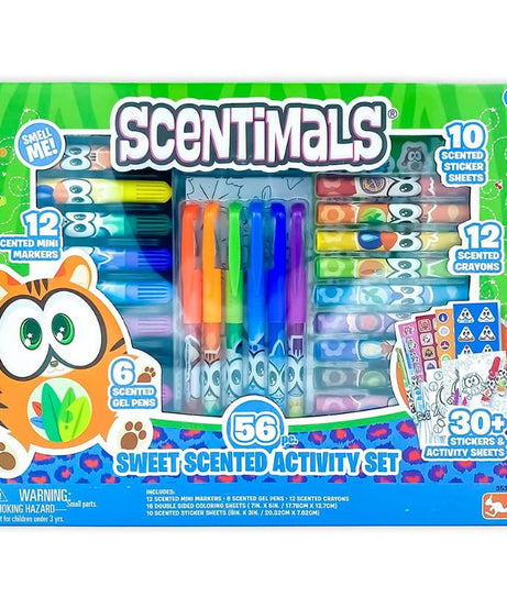 Scentimals Sweet Scented Activity Set 56 PCS 30+ Stickers And Activity Sheets