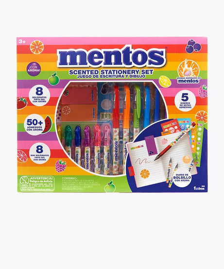 Mentos Scented Stationery Set 8 Mini Scented Gel Pens