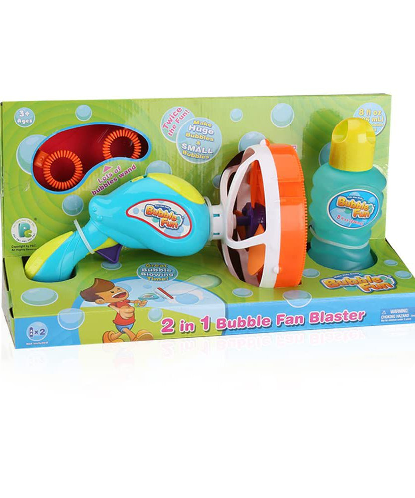Bubble Fun 2 In1 Fan Blaster